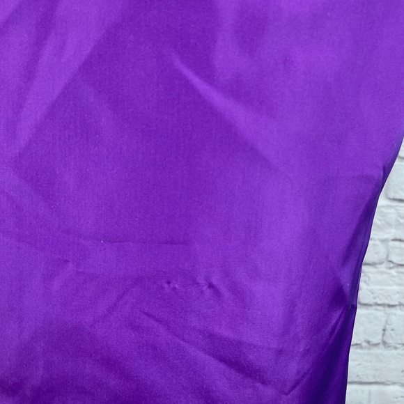 Kate Spade Purple Ruffle Bow Blouse Size M - Picture 6 of 6